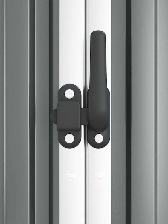 Metallische Gartenhaus Galvanisiert Grau M1.61xB0.89xH1.61m