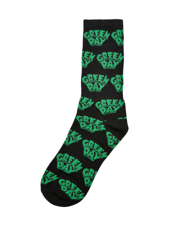 Merchcode Green Day Șosete cu Model Alb / Negru 2Pachet