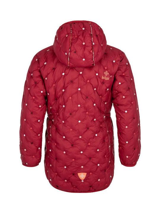 Kilpi Kids Casual Jacket Long Double Sided Hooded Red