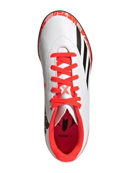 X Speedportal Messi.4 Kids Turf Soccer Shoes White