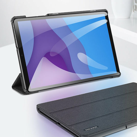 Dux Ducis Domo Series Klappdeckel Schware (Lenovo Tab M10 HD (2. Generation) 10,1 Zoll)