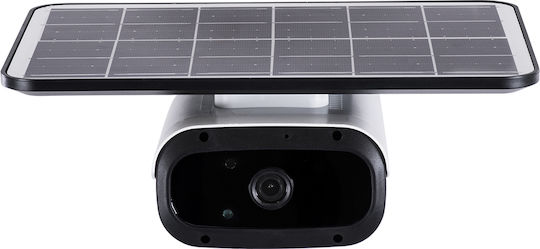 GloboStar 86048 IP Κάμερα Παρακολούθησης Wi-Fi/4G Full HD 1080p Αδιάβροχη Μπαταρίας