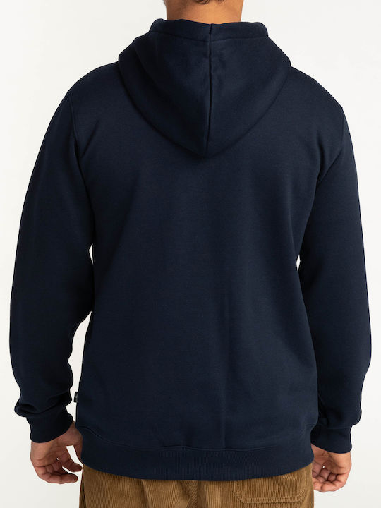 Billabong Men's Sweatshirt Jacket with Hood and Pockets Navy Blue