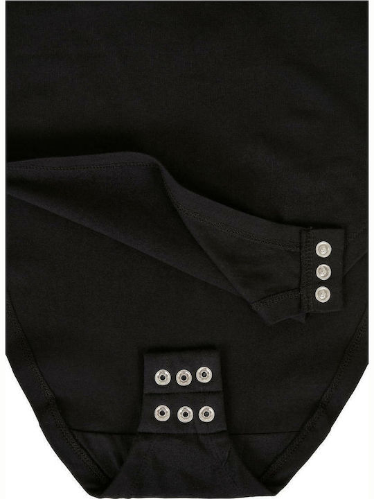Lingerie Long Sleeve Bodysuit Black