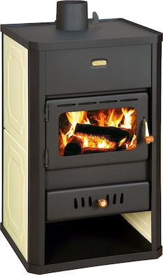 Prity S1 Metalic Soba pe lemne 10kW Negru