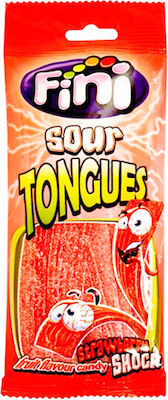 Fini Sour Tongues mit Geschmack Strawberry 1Stück 100gr