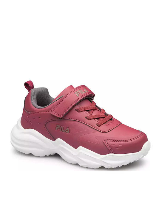 Memory Abel Παιδικά Sneakers με Σκρατς Μπορντό