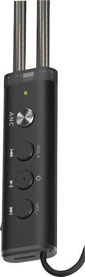 Aiwa ESTBTN-880 In-ear Bluetooth Handsfree Ακουστικά με Αντοχή στον Ιδρώτα Μαύρα