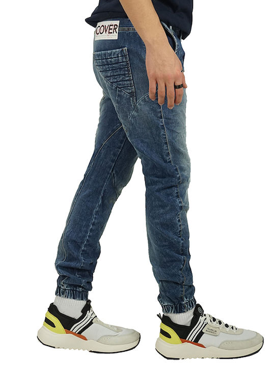 Cover Men's Cotton Jeans "TIGER" Denim Loose Fit (F3572) (98% Cotton, 2% Elastane)