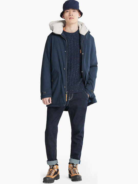 Kelsey Winter Jacket Parka Navy Blue