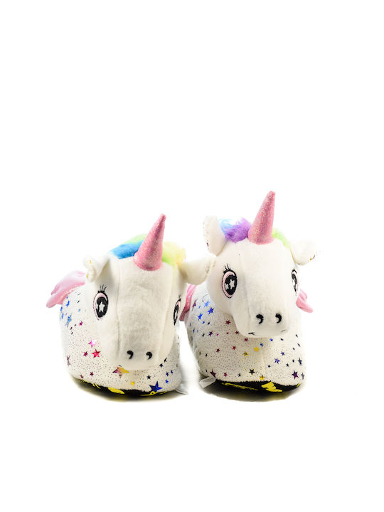 Women's Unicorn Animal Slippers DeFonseca 658-94499 White