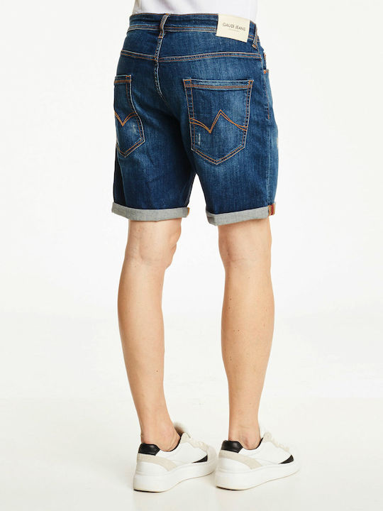 Gaudi Men's Shorts Jeans Navy Blue