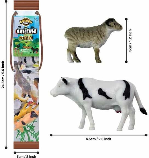 Gama Brands Gama Brands Tube Set Various Farm Animals