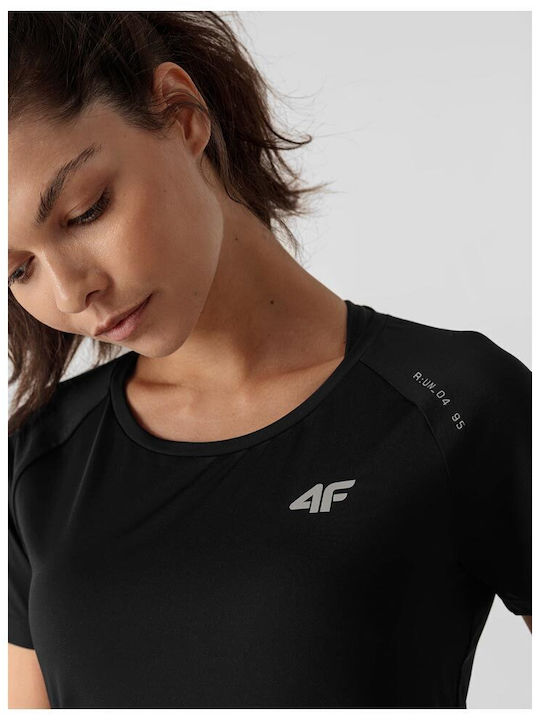 4F Women's Athletic T-shirt Black