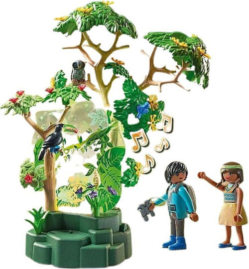Playmobil Wiltopia Tropischer Baum und Entdecker für 4-10 Jahre