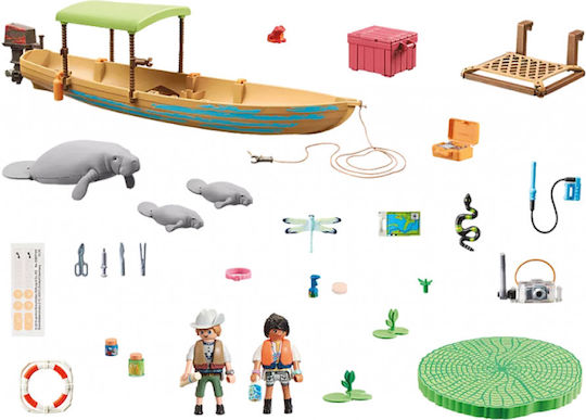Playmobil Wiltopia Екскурзия с речен кораб по Амазонка за 4-10 години