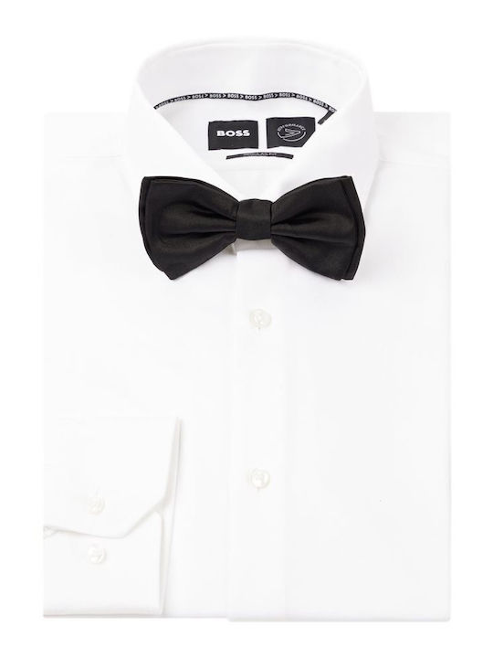 Boss Papion din satin Negru