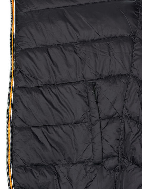 Geacă Puffer cu două fețe Negru