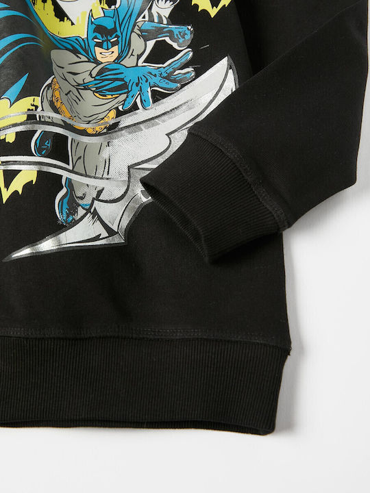 Kids Sweatshirt with Hood Black