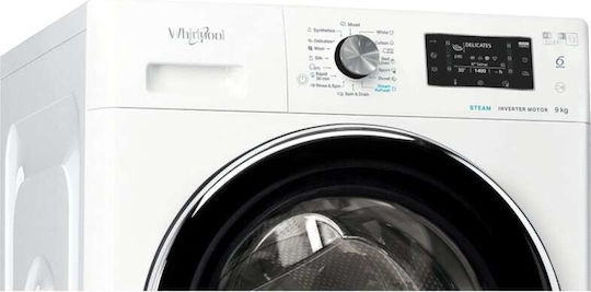 Whirlpool Washing Machine 9kg with Steam Technology 1400 Rounds FreshCare+ FFD 9469 BCV EE