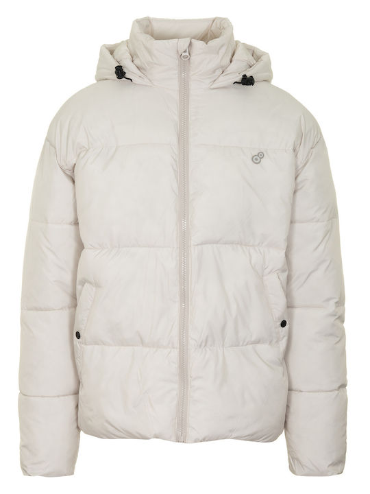 Geacă de Iarnă Puffer Bej