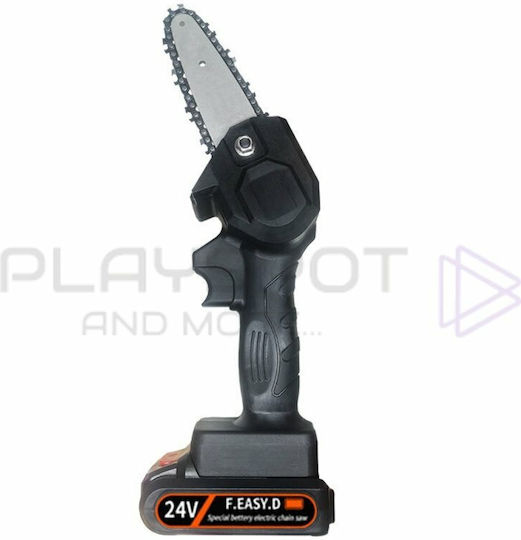 Κλαδευτικό Αλυσοπρίονο Μπαταρίας 24V 1kg με Λάμα 10cm