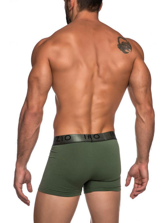 INIZIO COLOR BOXER WITH EXTERNAL ELASTIC 44100 KHAKI