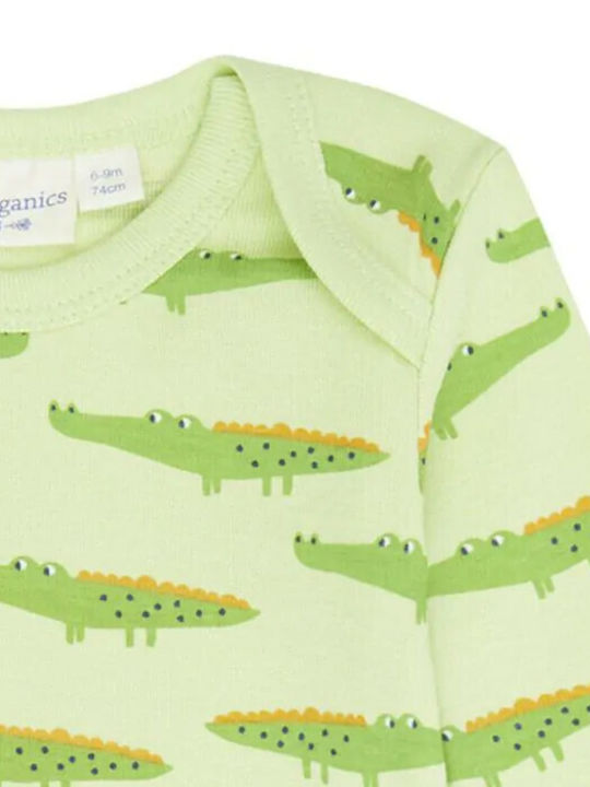 Langarm-Shorts aus Bio-Baumwolle von Sense Organics Crocodiles