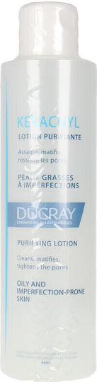 Ducray Keracnyl Lotion Purifiante Lotion Καθαρισμού Προσώπου για Ακνεϊκές Επιδερμίδες 200ml
