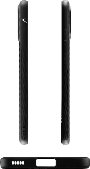 Volte-Tel Carbon Задна корица Силикон Черен (Vivo V23 5G)