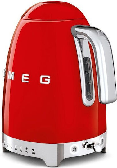 Smeg Reisekessel 1.7Es 2400W Rot