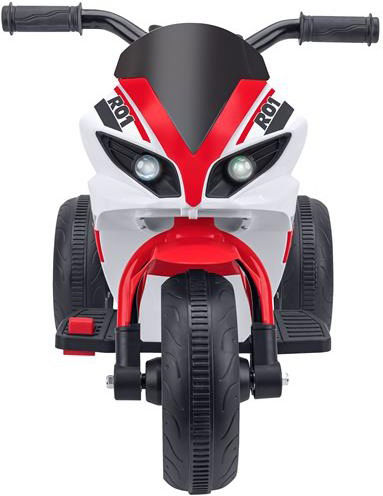 Kids Motorbike Inspired Electric 6 Volt White