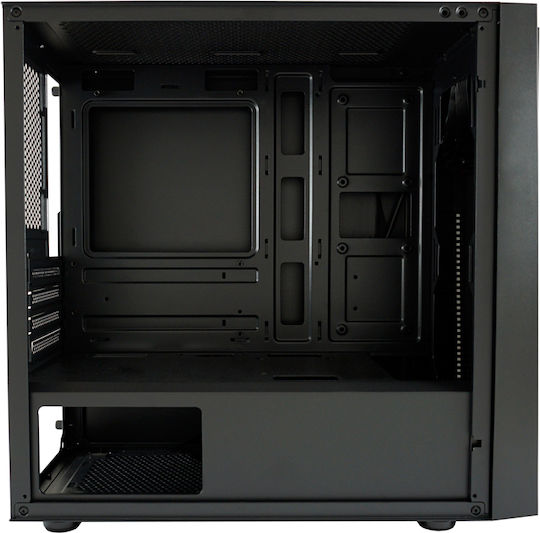 LC-Power 2016MB Midi Tower Κουτί Υπολογιστή Μαύρο