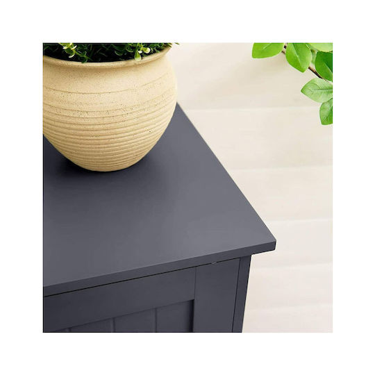 Songmics Cabinet de baie L55xA30xÎ81cm Gri