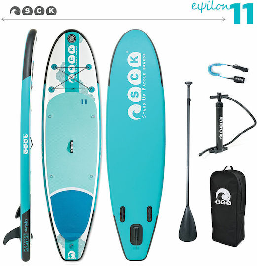 SCK Eψilon 11' Inflatable SUP Board with Length 3.35m