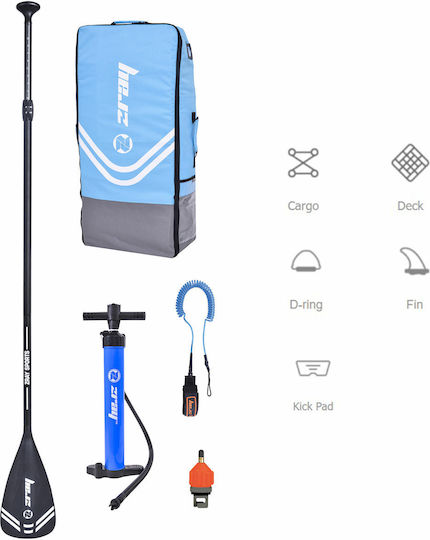 Zray X2 X-Rider Deluxe Φουσκωτή Σανίδα SUP με Μήκος 3.3m Πολύχρωμη
