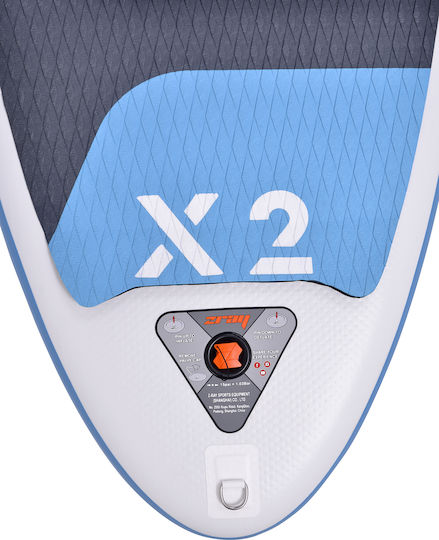 Zray X2 X-Rider Deluxe Φουσκωτή Σανίδα SUP με Μήκος 3.3m Πολύχρωμη