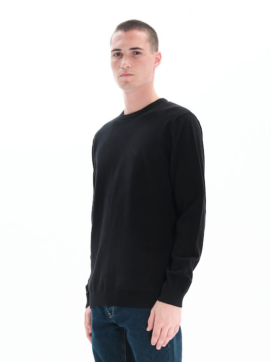 Basehit Men's Long Sleeve Sweater Black