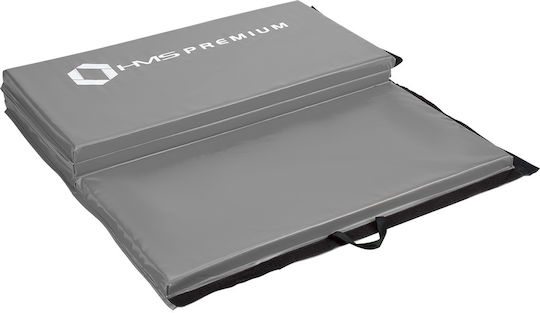 HMS MGS01 Foldable Exercise Mat Yoga Gray with Carry Strap 240x120x5cm
