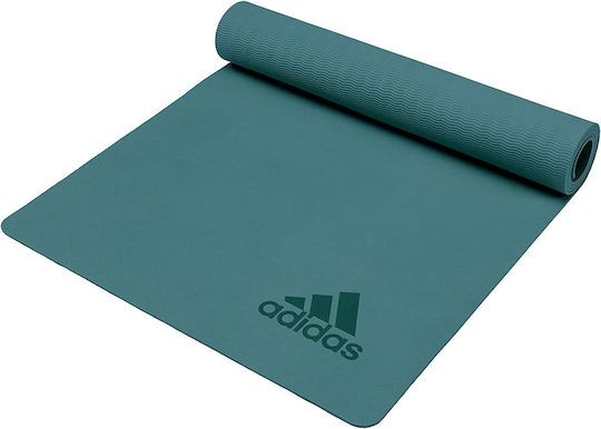 adidas Premium Fitnessmatte Yoga Grün (176x61x0.5cm)