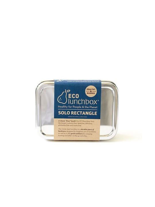 Ecolunchbox Solo Δοχείο Φαγητού Inox Ασημί 620ml