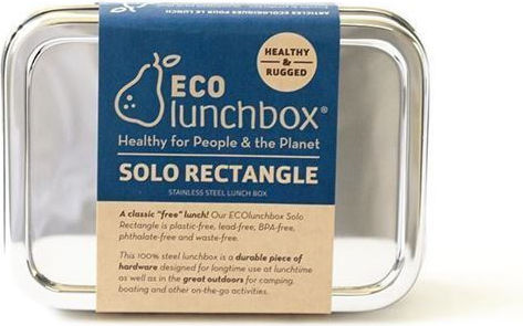 Ecolunchbox Solo Кутия за обяд Inox Сребрист 620мл 1бр