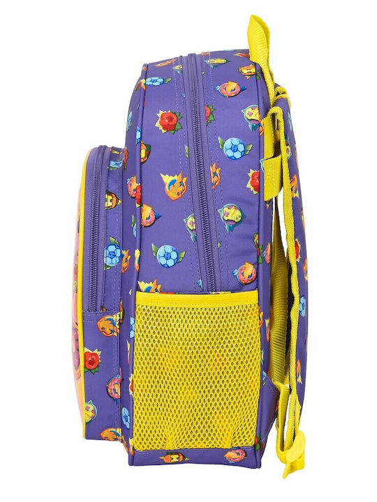 School Bag Backpack Elementary, Elementary in Purple color L27 x W10 x H33cm