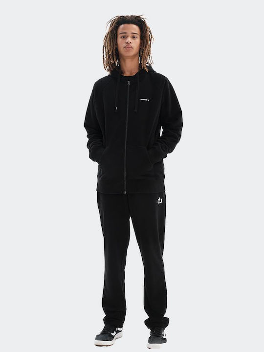 Cardigan With Hood Ebony 222.EM21.34-Black
