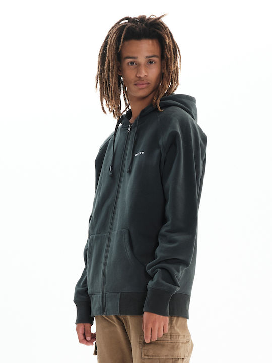 Sweatshirt with Hood Forest Green