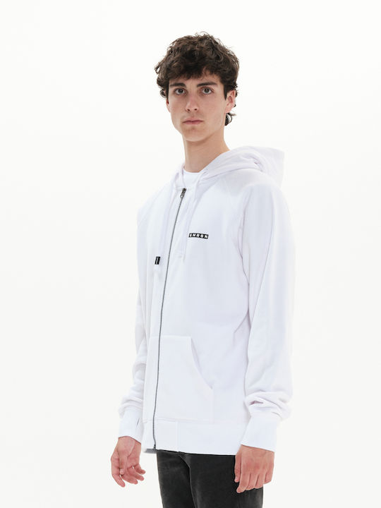 White Hooded Cardigan