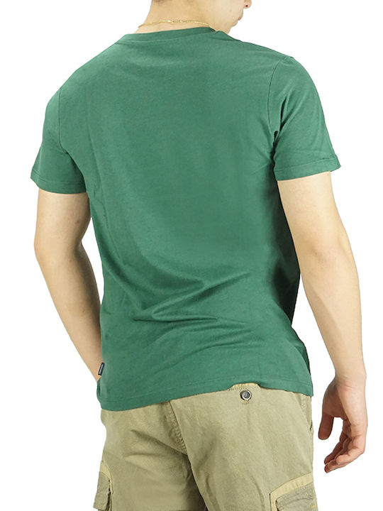 Jack & Jones T-shirt Bărbătesc cu Mânecă Scurtă Verde