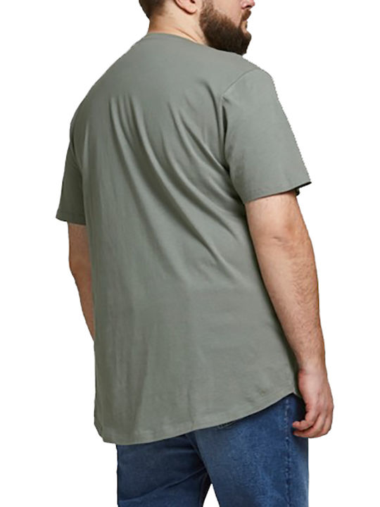 Jack & Jones Herren T-Shirt Kurzarm Khaki