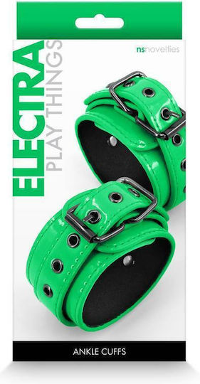 Ns Novelties Electra Ankle Cuffs Χειροπέδες Green