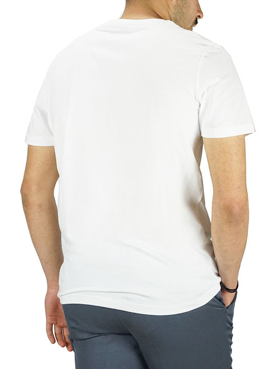 Jack & Jones Herren T-Shirt Kurzarm Weiß